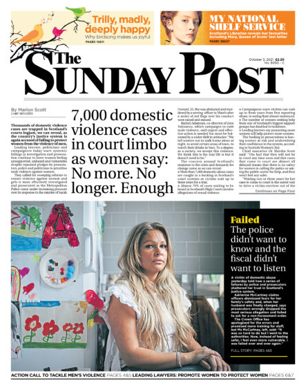 Adrienne McCartney spoke of her ordeal in The Sunday Post last year. She died earlier this year.