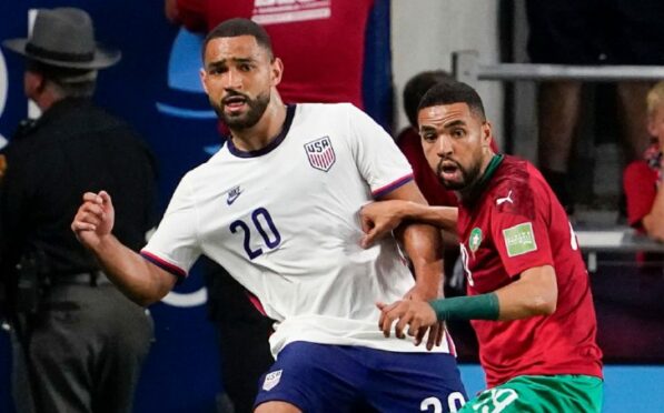 Cameron Carter-Vickers during one of the United States’ warm-up matches against Morocco in Cincinnati back in June
