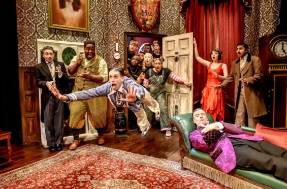 The Company of The Play That Goes Wrong
