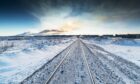 The Trans-Siberian railway cuts through Russia’s bleak and frozen landscape