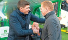 Steven Gerrard and Neil Lennon during their time in charge of the Old Firm clubs