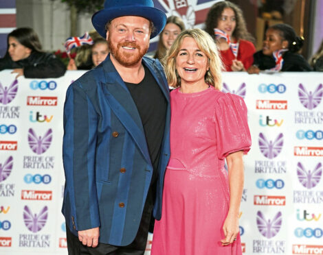 Leigh Francis aka Keith Lemon and Lucie Cave arrive for the Pride of Britain Awards.