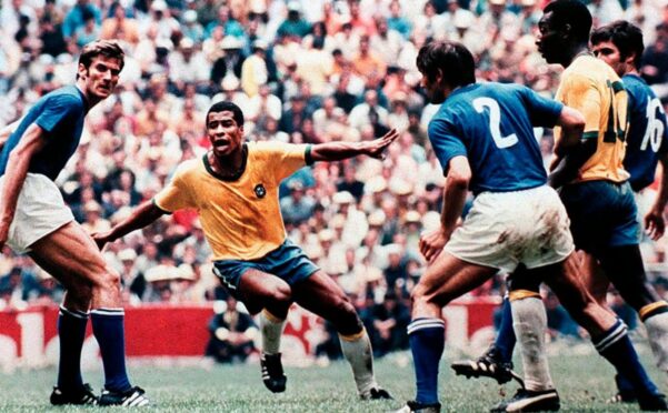 Brazil, with Jairzinho and Pele, epitomised the beautiful game during their 4-1 World Cup Final win in Mexico in 1970.