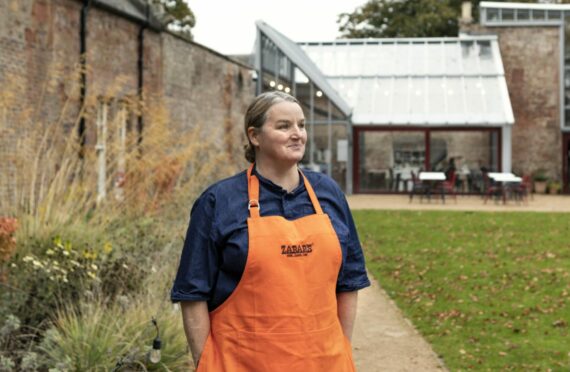 Head chef Elaine Chalmers at Hospitalfield Cafe in Arbroath