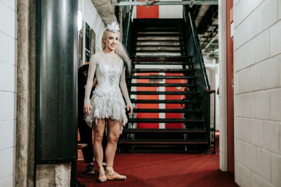 Bethany Kingsley-Garner prepares to take to the stage in Scottish Ballet’s The Snow Queen