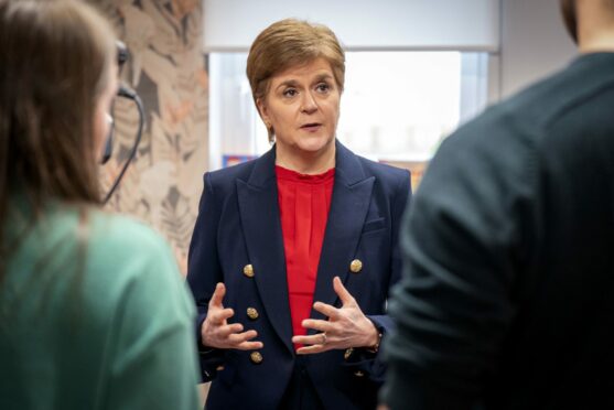 First Minister Nicola Sturgeon