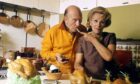 1970s TV chef Fanny Cradock and husband Johnnie get to grips with some Christmas birds