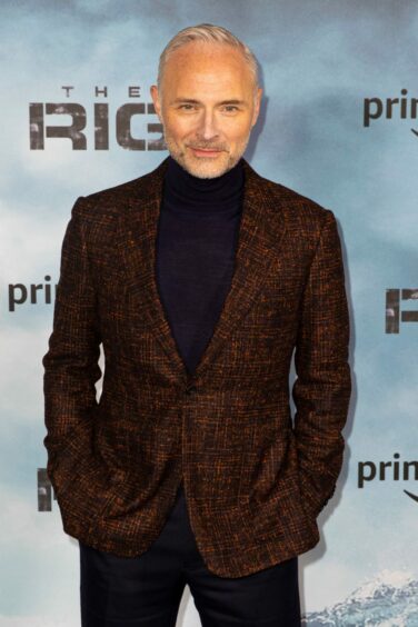 Mark Bonnar on the red carpet