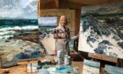 Landscape artist Frances Macdonald in her studio in Crinan, Argyll, ahead of exhibition at The Scottish Gallery this month