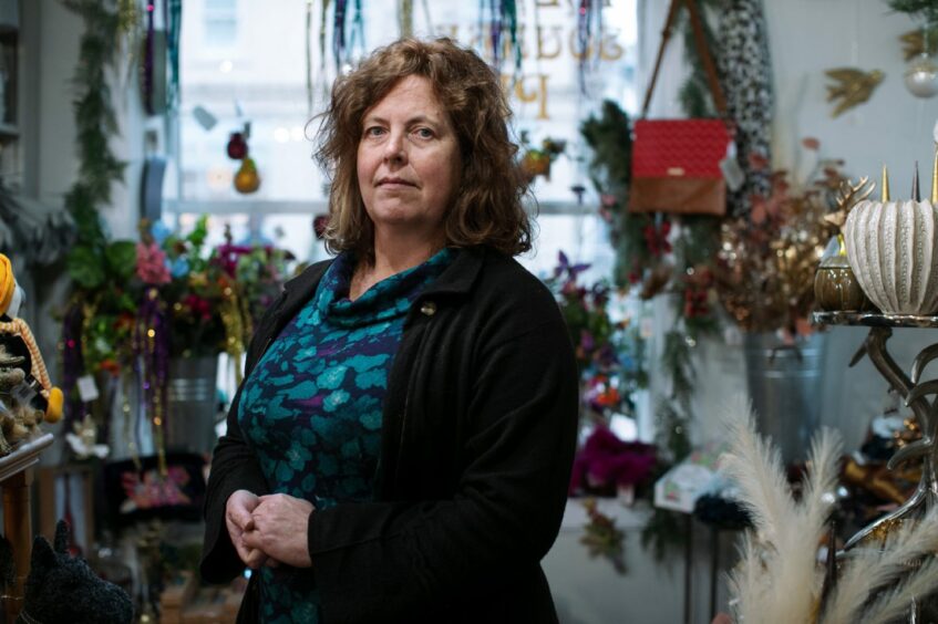 Gift shop owner Jilly Wilson, who is frustrated by A83 closures