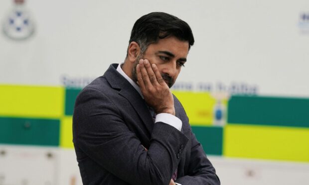 Scottish Health Secretary Humza Yousaf at the Royal Infirmary Of Edinburgh, to mark the first year of the Scottish Trauma Network, in August