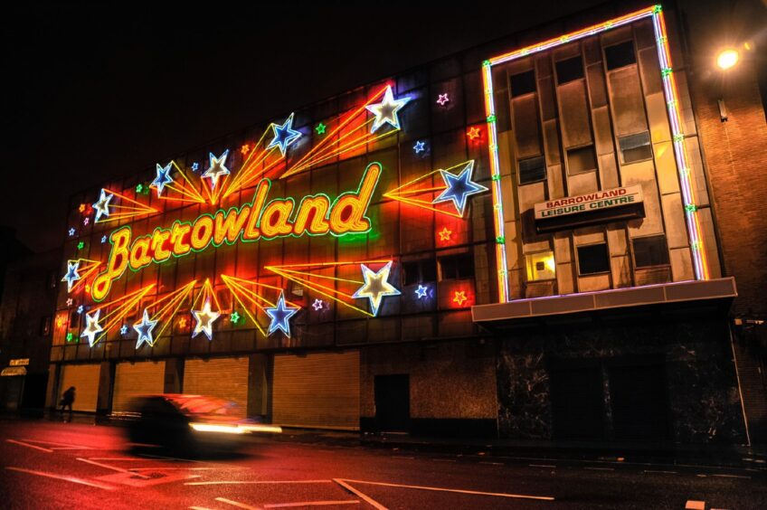 the famous Barrowlands neon logo