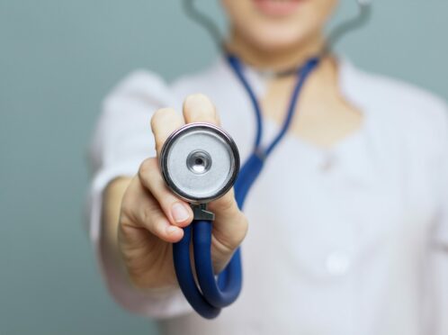 An everyday life-saver, stethoscope are icons of health care