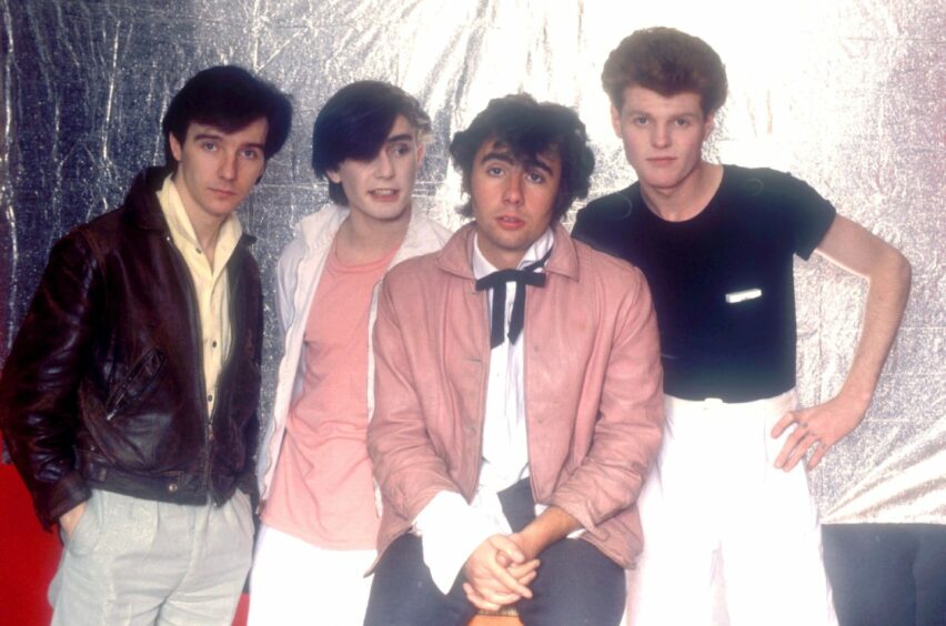 Rich Kids in 1978, from left: Midge Ure, Steve New, Glen Matlock and Rusty Egan