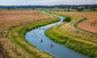 Canoeists on the River Rother