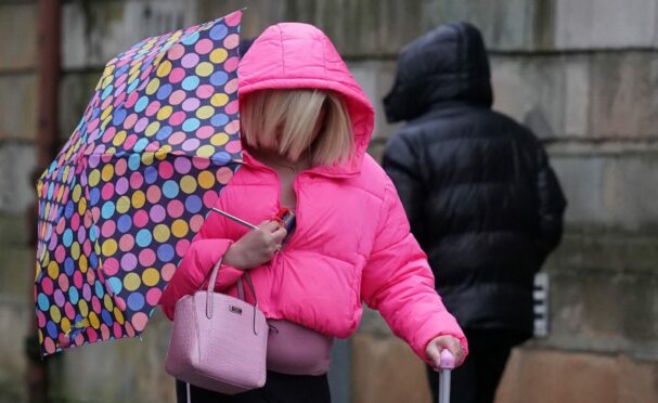 Isla Bryson arrives at the High Court in Glasgow on Tuesday