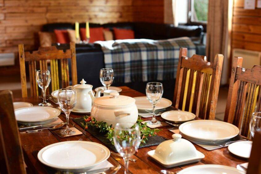 Leny Lodge is the log cabin of your dreams in the Scottish Highlands.
