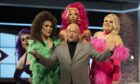 Ross Kemp hosting The Bridge of Lies celebrity special with drag queens Lawrence Chaney, The Vivienne, Tia Kofi and Kitty Scott-Claus