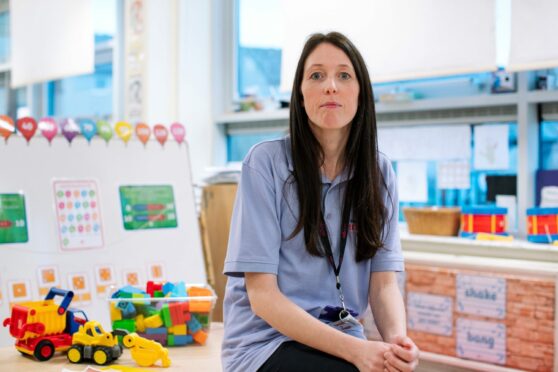 Speech therapist Kirsty Dawson at Indigo Nursery in Castlemilk, Glasgow
