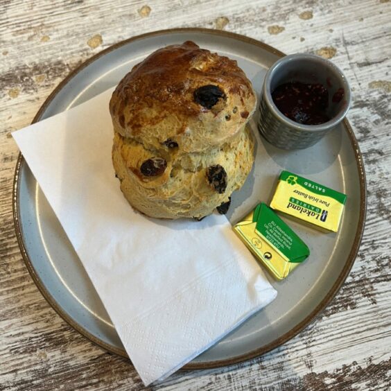 The tasty scone