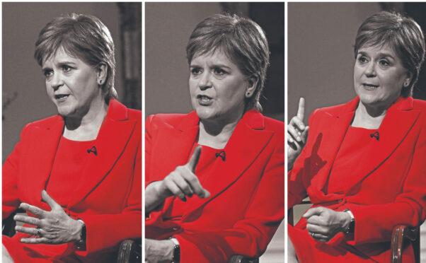 Nicola Sturgeon speaks to the BBC’s Laura Kuenssberg on Sunday, the first in a series of big interviews