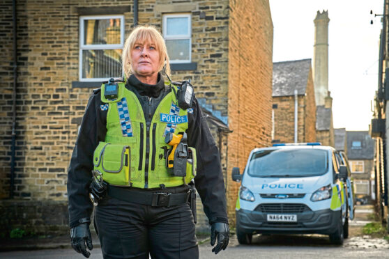 Sarah Lancashire as Sgt Catherine Cawood in the final series of Happy Valley