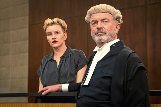 Sam Neill alongside Kate Mulvany in courtroom thriller The Twelve