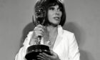 Lee Grant poses with her Emmy for Peyton Place in 1966.