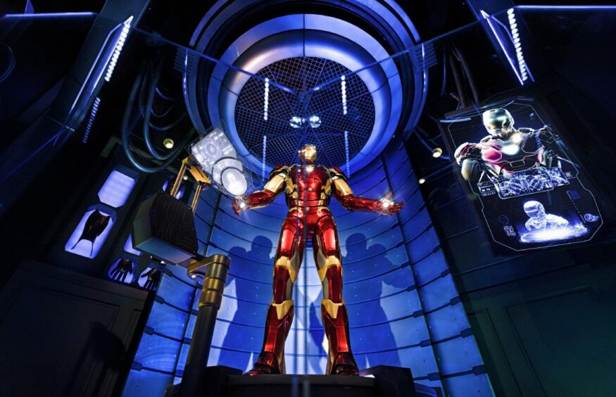 The Iron Man animatronic