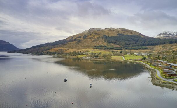 Drimsynie Estate overlooking Loch Goil