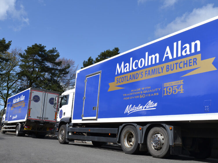 Malcolm Allan butcher lorry