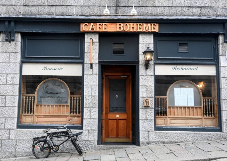 Restaurant review Cafe Boheme, Windmill Brae, Aberdeen