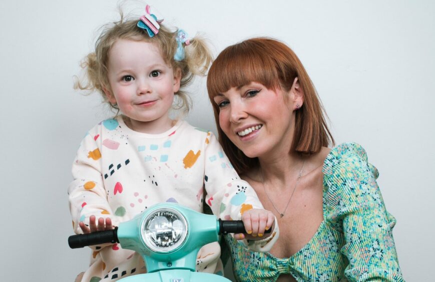 Laura Boyd with her daughter Penelope