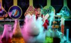 Experiments with dry ice at Edinburgh Science Festival
