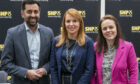 SNP leadership candidates Humza Yousaf, Kate Forbes and Ash Regan