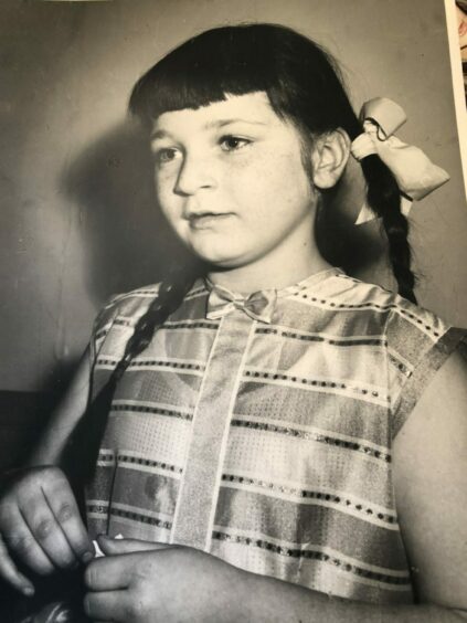 Childhood portrait of Rosemary Shrager