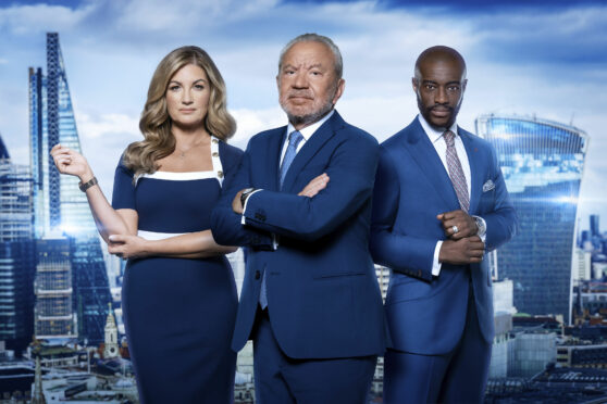 Karren Brady, Alan Sugar and Tim Campbell steer TV’s Apprentice