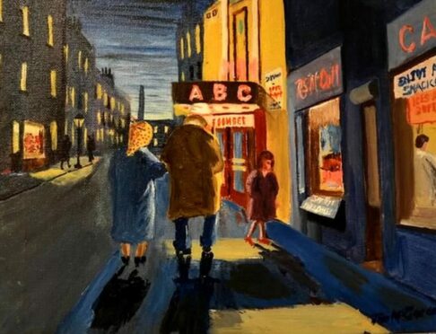 Going To The Pictures With The Old Man by Thomas McGoran