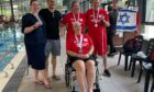 Tony at the Veteran Games after sight loss support from Sight Scotland Veterans