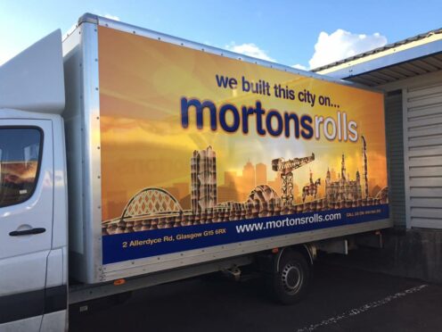 A Morton's Rolls van