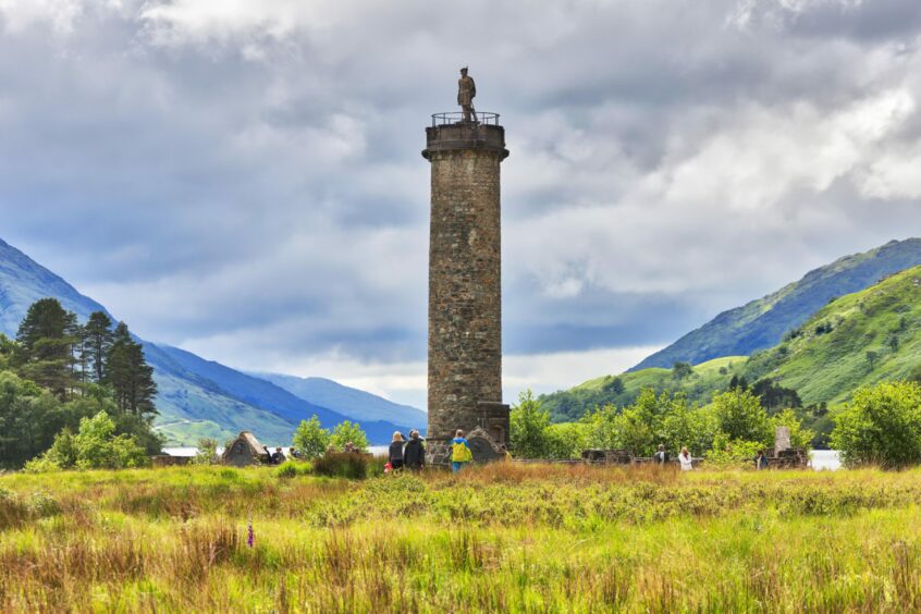 Glenfinnan Mount is tribute to Bonnie Prince Charlie but mistaken by Harry Potter fans to be the boy wizard