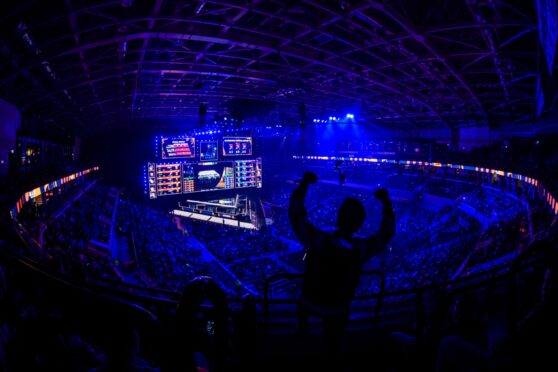 Live e-sport events can attract crowds of thousands to watch the on-screen action