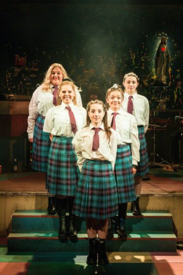 Kirsty MacLaren, centre, in Our Ladies Of Perpetual Succour