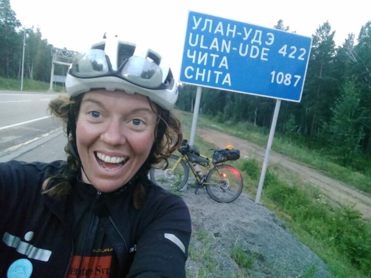 Jenny Graham on her record-breaking ride as she goes through Russia