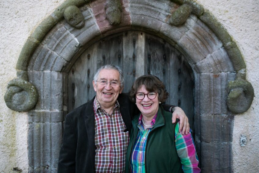 Janet Brennan-Inglis with her husband John