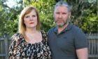 Identity fraud victims Suzanne and David McDermott in Alloway last week