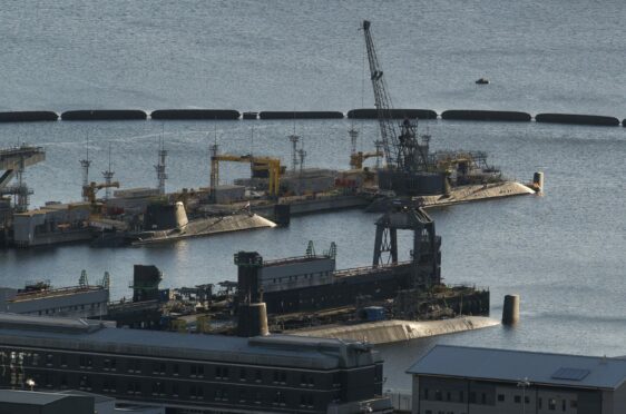 Faslane is the base for Britain’s nuclear submarines
