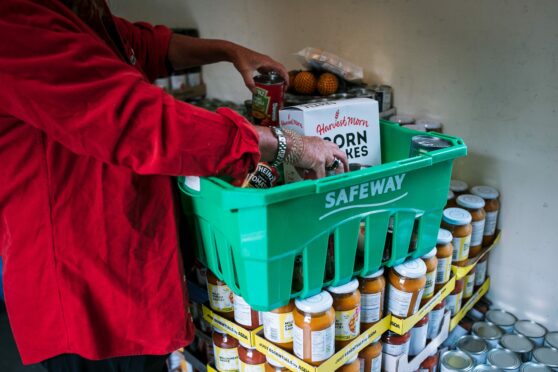 Care workers are turning to foodbanks like this one at St Gregory’s Church in Maryhill, Glasgow