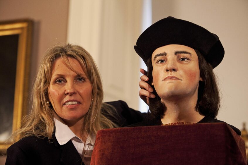 Langley unveils the first facial reconstruction of Richard III.