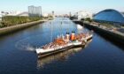 The Waverly paddle steamer near Glasgow.